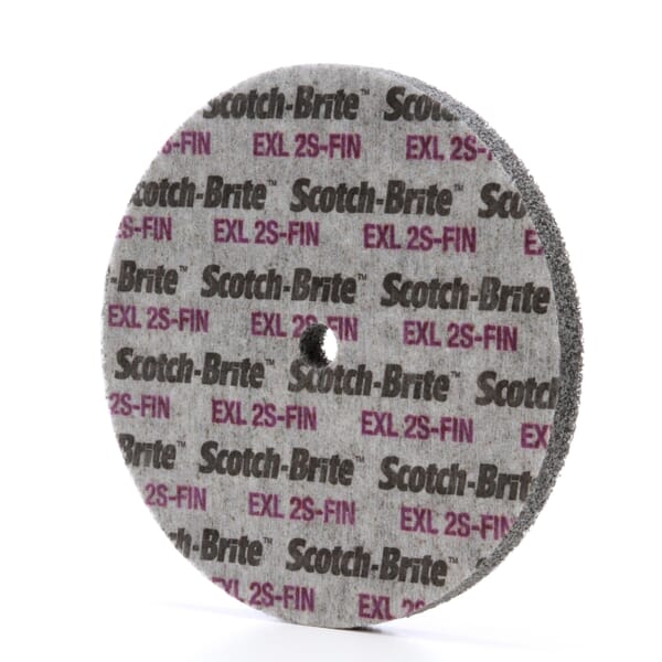 3M 7000028478 EXL High Performance Unitized Wheel, 6 in Dia Wheel, 1/2 in Center Hole, 1/2 in W Face, Fine Grade, Silicon Carbide Abrasive