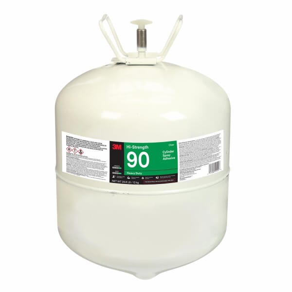 3M 7000028603 90 Hi-Strength Spray Adhesive, 28.8 lb, Transparent
