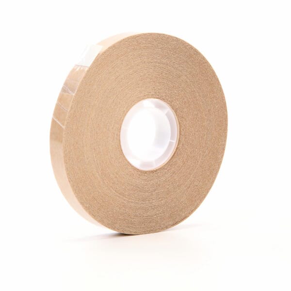 3M 7000028901 987 ATG Adhesive Transfer Tape, 60 yd L 1/2 in W, 1.7 mil THK, Acrylic Adhesive, Tan