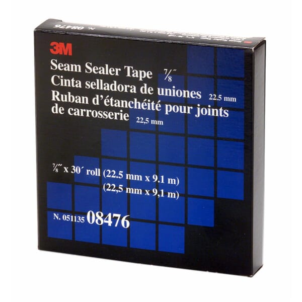 3M 7000028970 8476 Tape, 30 ft L 0.875 in W, 0.354 in THK, Elastometric Film Backing, Gray