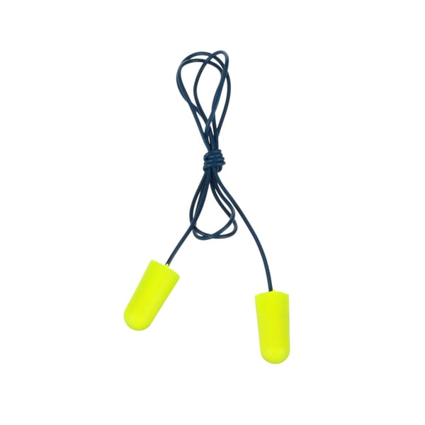 3M 7000029952 Metal Detectable Earplugs, 32 dB Noise Reduction, Tapered Shape, CSA Class AL, Disposable, Corded Design