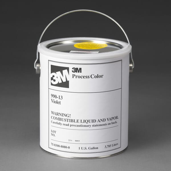 Scotchlite 7000030817 990 Process Color Thinner, 1 gal Container, Liquid Form, Clear