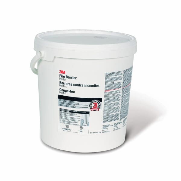3M 7000031968 Mortar, Pail Container, Composition: Gypsum, Gray