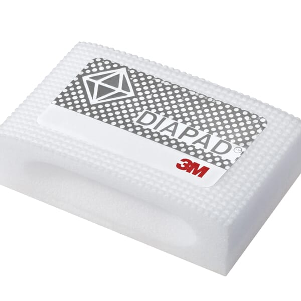 3M 7000034094 Flexible Hand Lap, 3-3/4 in OAL, M20 micron Grit, Super Fine Grade, White, Diamond Abrasive