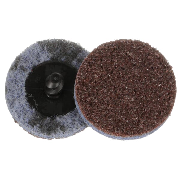 3M 7000042733 SE Series Non-Woven Surface Conditioning Disc, 3 in Dia Disc, Coarse Grade, Aluminum Oxide Abrasive, Type TR Attachment