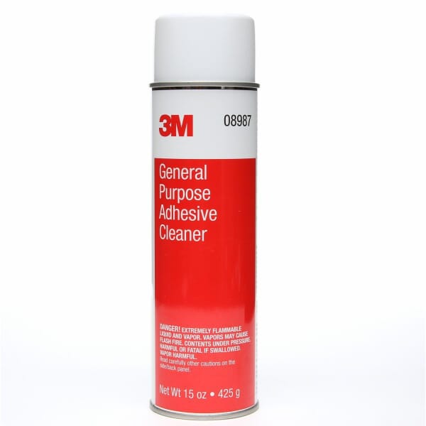 3M 7000045467 08987 Adhesive Cleaner, 15 oz Can, Transparent, Aerosol Spray Form