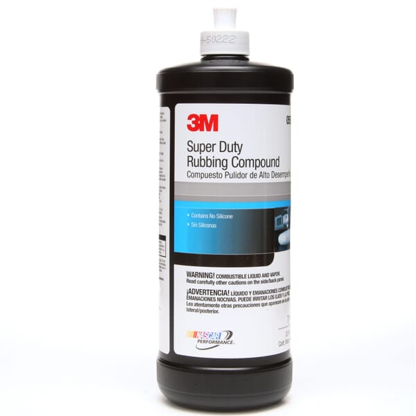 3M 7000045494 Super Duty Rubbing Compound, 1 qt Container Bottle Container, Tan, Ultra Fine Grade, 1000 Grit