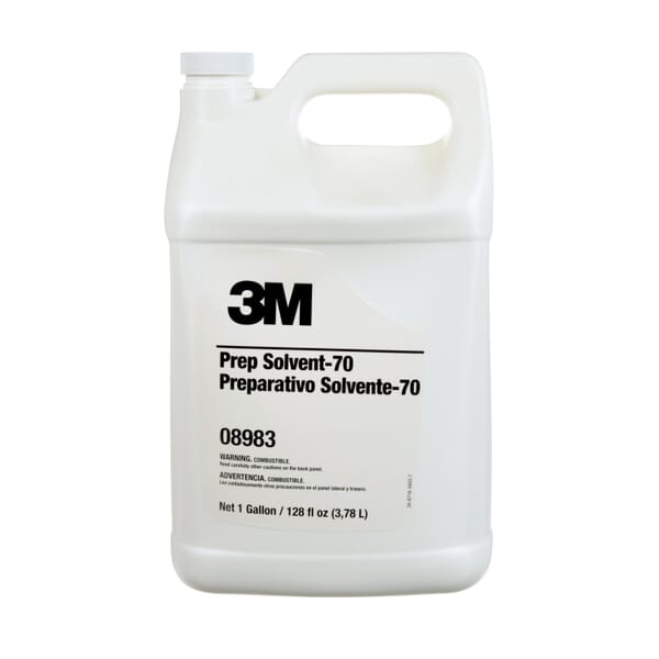 3M 7000045679 Prep Solvent, 1 gal Container Bottle Container, Clear/Translucent, Liquid Form