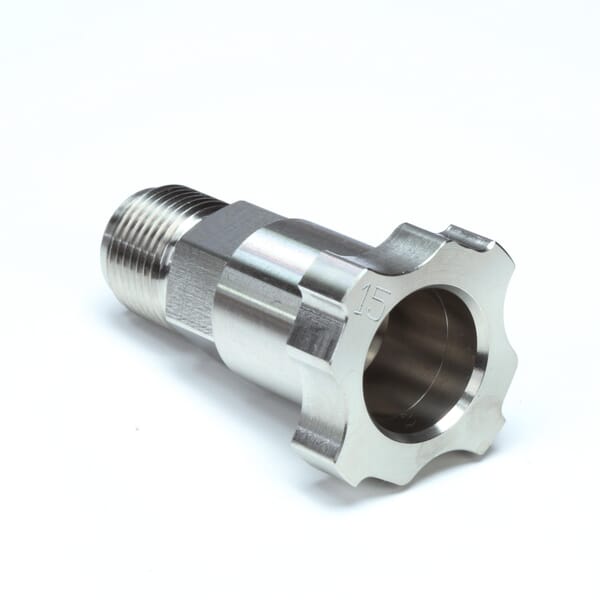 3M 7000045760 Type 15 Adapter, For Use With 3M Paint Preparation System, 3 in ID, Stainless Steel