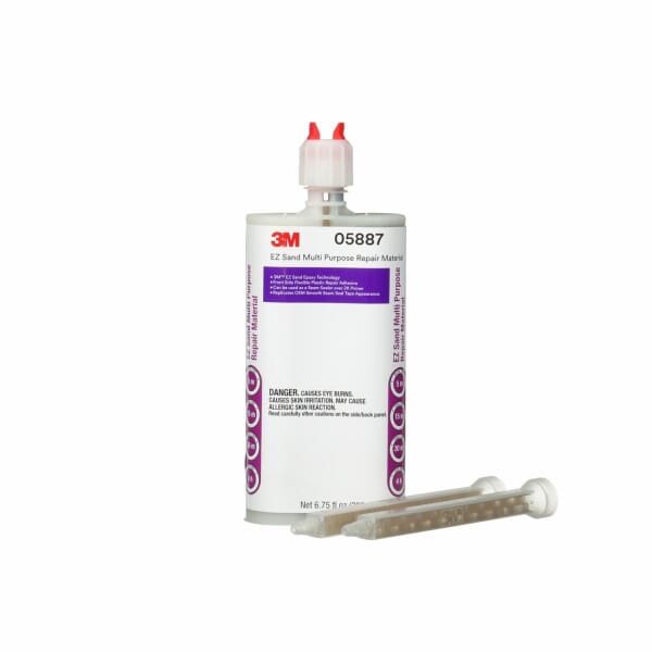3M 7000045776 5887 Paste Adhesive, 2 mL Cartridge, Gray/White, 24 hr Curing