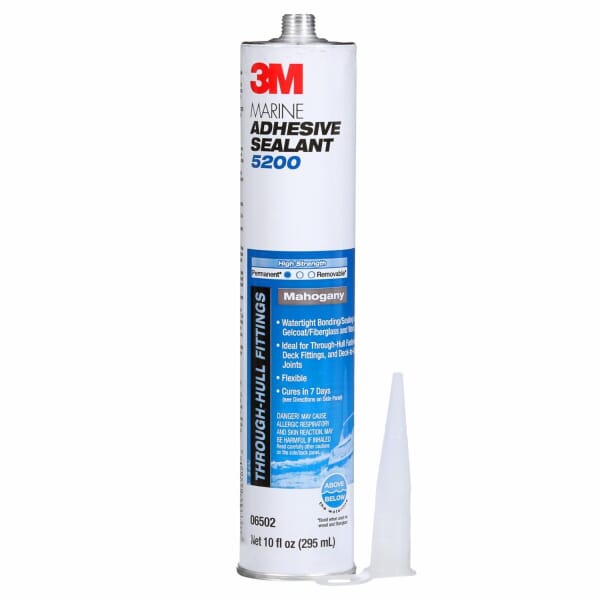 3M 7000000623 5200 Multi-Purpose Sealant, 1 gal Cartridge, White