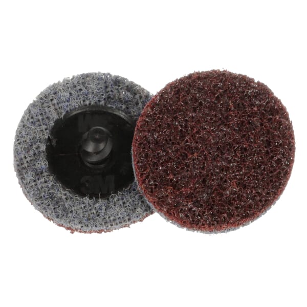 3M 7000046110 SE-DR Disc, 2 in Dia Disc, Medium Grade, Aluminum Oxide Abrasive, TR Attachment