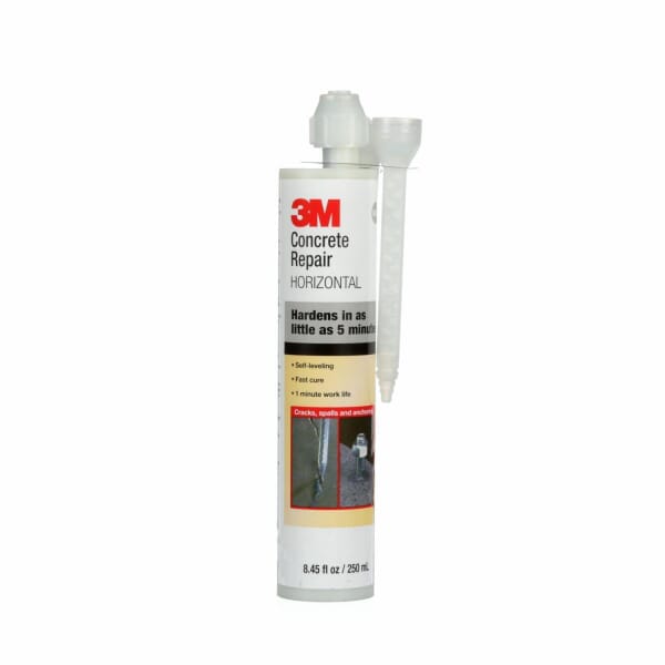 3M 7000046375 DP600 Self-Leveling Concrete Repair Compound, 8.4 fl-oz, Gray