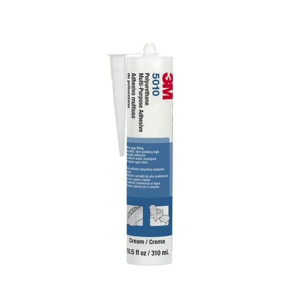 3M 7000046612 5010 Adhesive, 310 mL Cartridge, Cream