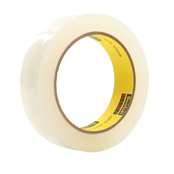 3M 7000048395 480 Tape, 36 yd L 1 in W, 5.1 mil THK, Acrylic Adhesive, Polyethylene Film Backing, Transparent