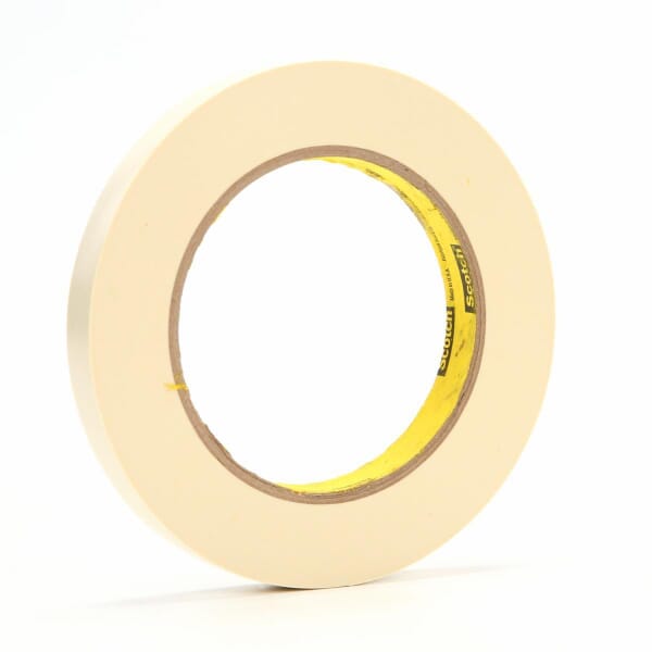 3M 7000048557 470 Electroplating Tape, 36 yd L 0.5 in W, 7.1 mil THK, Rubber Adhesive, Vinyl Backing, Tan