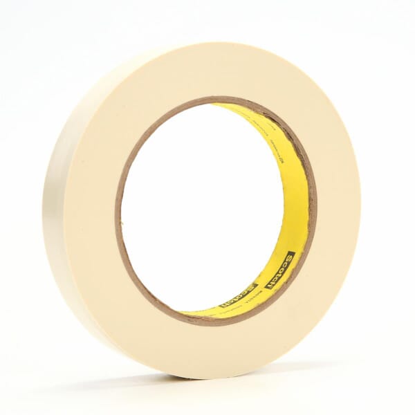 3M 7000048558 470 Electroplating Tape, 36 yd L 0.8 in W, 7.1 mil THK, Rubber Adhesive, Vinyl Backing, Tan