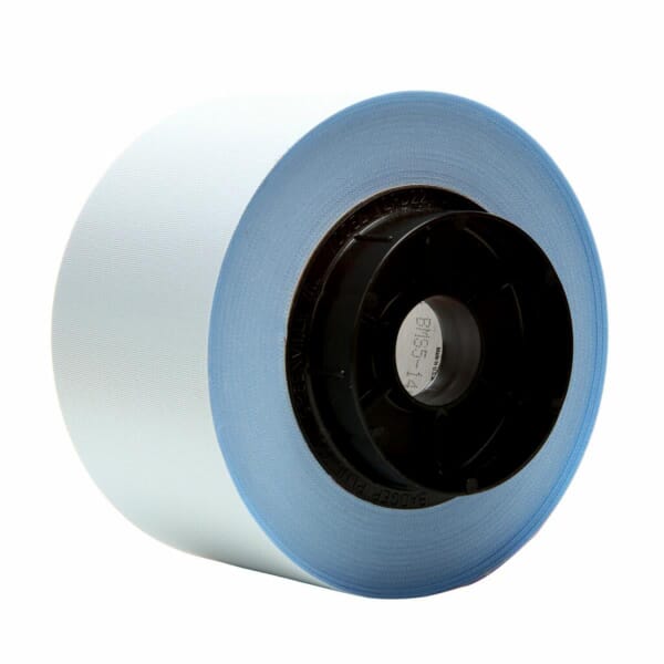3M 7000001301 398FR Tape, 36 yd L 3 in W, 7 mil THK, Acrylic Adhesive, Glass Cloth Backing, White