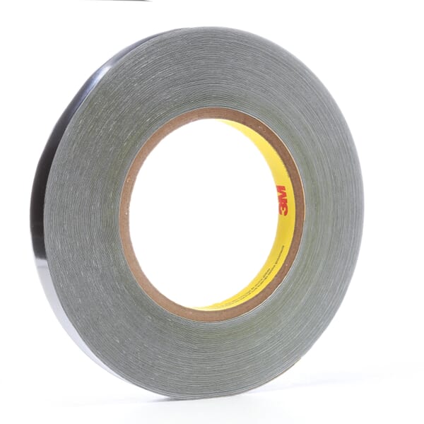 3M 7000029006 420 Conformable Foil Tape, 36 yd L 0.8 in W, 6.8 mil THK, Rubber Adhesive, Lead Foil Backing, Silver