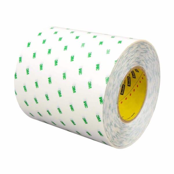 3M 7000049537 9085 Double Sided Adhesive Transfer Tape, 60 yd L 1/4 in W, 5 mil THK, Acrylic Adhesive 100 Adhesive, White