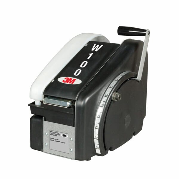 3M 7000049631 W100 Manual Tape Dispenser, 3 in L Tape, 3 in W Tape