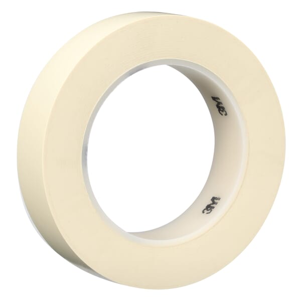 3M 7000048558 470 Electroplating Tape, 36 yd L 0.8 in W, 7.1 mil THK, Rubber Adhesive, Vinyl Backing, Tan