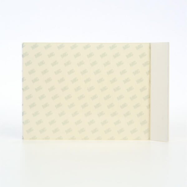 3M 7000051833 822 Tape, 6 in L 4 in W, 3.1 mil THK, Rubber Resin Adhesive, Polypropylene Film Backing, Transparent