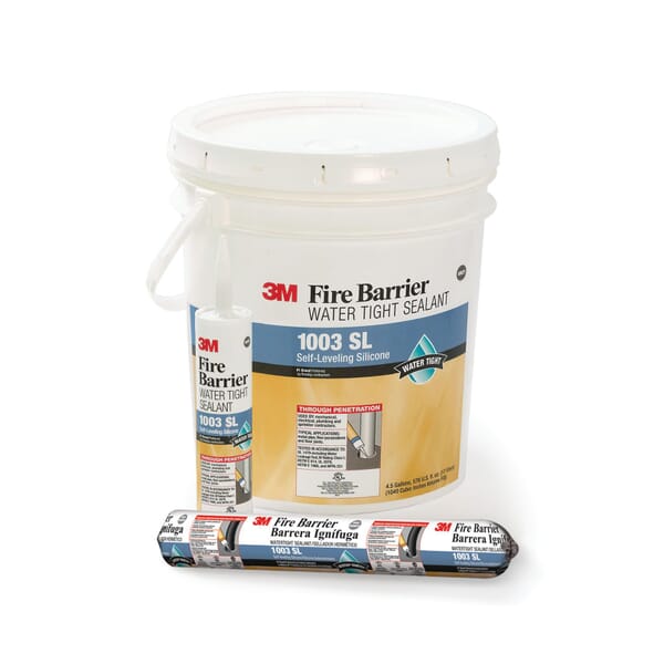 3M 7000059414 Watertight Fire Barrier Sealant, Sausage Pack Container