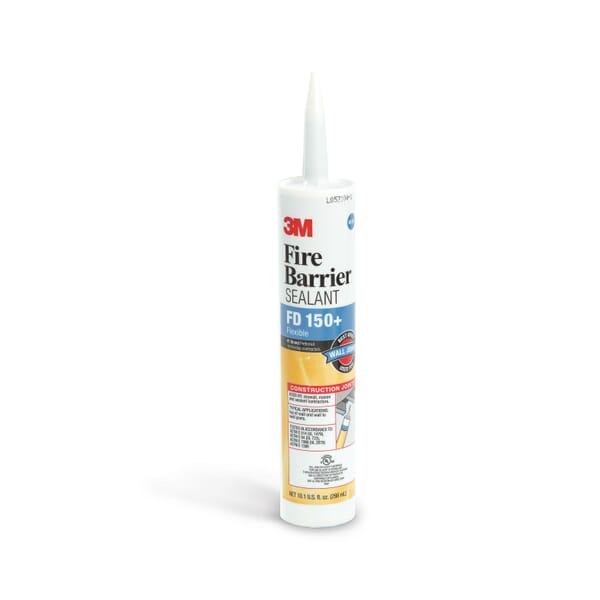 3M 7000059420 Ready-to-Use Fire Barrier Sealant, Cartridge Container, Composition: Calcium Carbonate, Acrylic Emulsion, Mineral Spirits, Water, Ethylene Glycol, Plasticizer, Titanium Dioxide and Ethyl Hydroxyethyl Cellulose, 4 hr Fire Rating, Blue