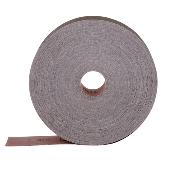 3M 7000118334 211K Flexible Roll, 50 ft L 2 in W, 100 Grit, Aluminum Oxide Abrasive, Cloth Backing