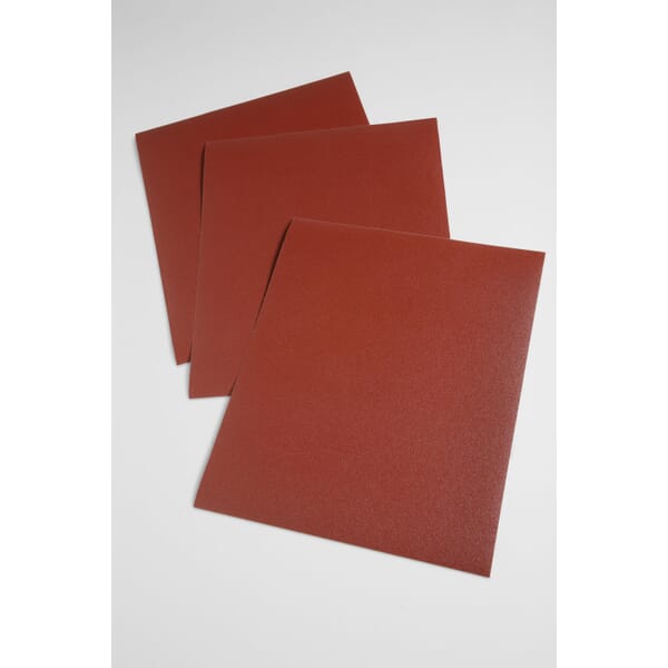 3M 7000000359 314D Cloth Sheet, 11 in L x 9 in W, P80 Grit, Medium Grade, Aluminum Oxide Abrasive, Cloth Backing