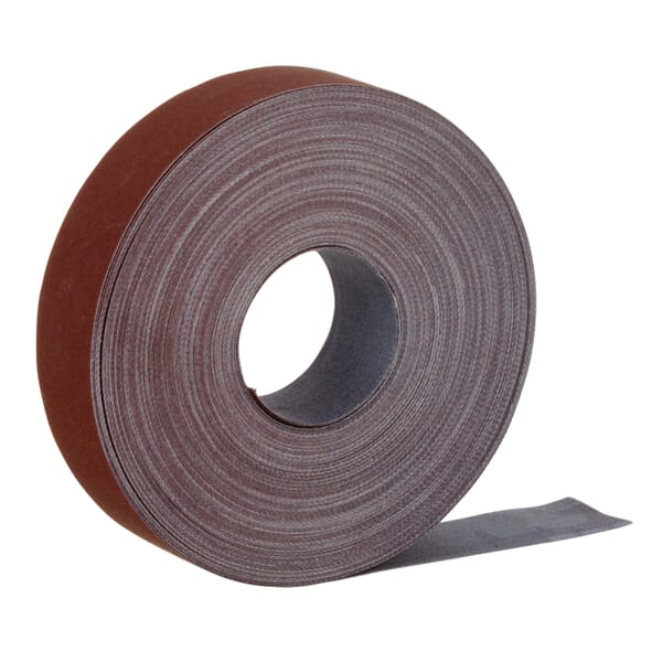3M 7000118499 Utility Cloth Roll, 20 yd L Roll x 1 in W Roll, 320 Grit, Very Fine Grade, Aluminum Oxide Abrasive, Cloth Backing
