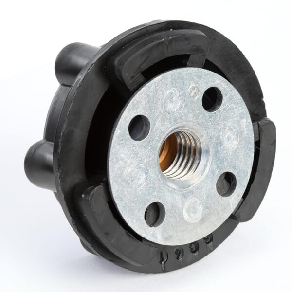 3M 7000119302 Disc Pad Hub and Retainer Nut, 2-1/2 in W/Dia, For Use With Rotary Sanders and Right Angle Grinders