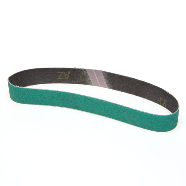 3M 7000119458 Full Flex Cloth Belt, 3/4 in W Belt x 18 in L, 60 Grit, Medium Grade, Zirconia Alumina Abrasive, Polyester Backing