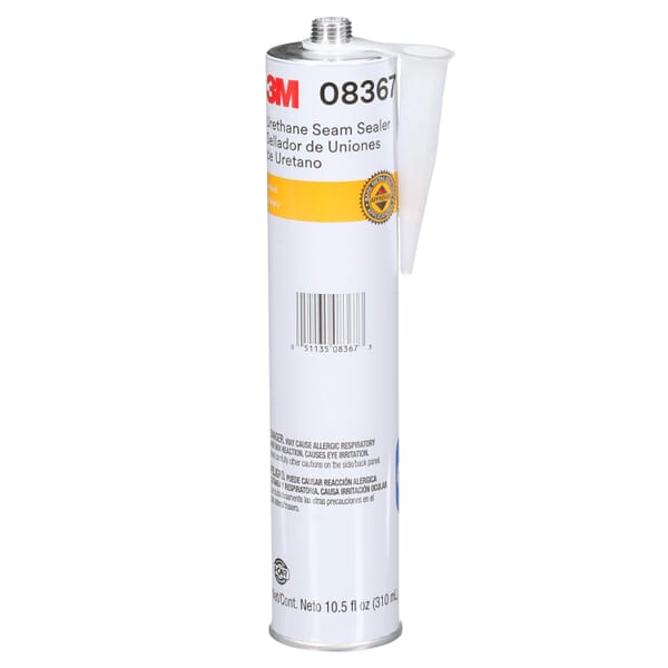 3M 7000119968 Urethane Seam Sealer, 310 mL Container Cartridge Container, Solvent Odor/Scent, Black, Paste Form