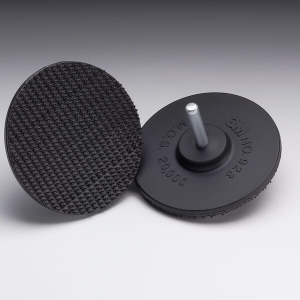 3M 7000120560 Firm Density Regular Disc Pad Holder, 3 in Dia Pad, Hook and Loop Attachment