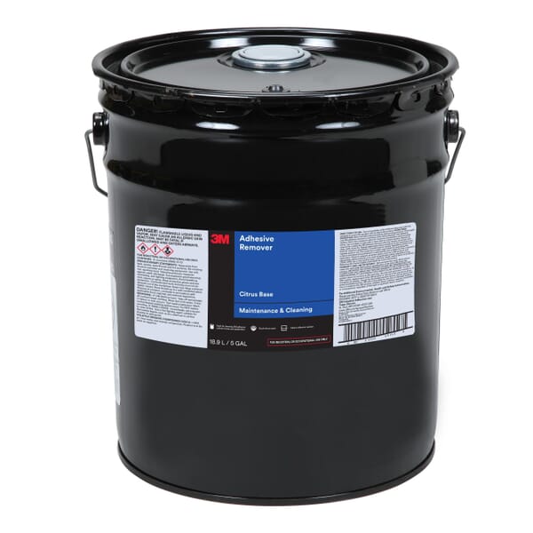 3M 7000121404 Flammable Remover, 5 gal Container Pail Container, Liquid Form, Pale Yellow, Citrus Odor/Scent