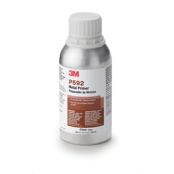 3M 7000121492 Primer, 250 mL Container, Liquid Form, Clear, 15 min Curing