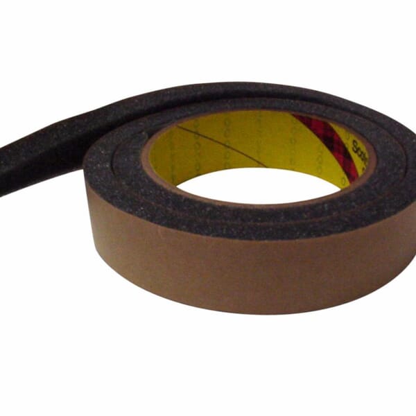 3M 7000048517 4317 Single Sided Tape, 9 yd L 0.5 in W, 375 mil THK, Acrylic Adhesive, Urethane Backing, Charcoal Gray