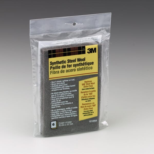 3M 7000126149 10120NA Pad, Extra Fine Grade, Steel Wool Abrasive