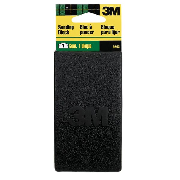 3M 7010369440 Sanding Block, 5 in OAL x 2-3/4 in OAW, Rubber Abrasive