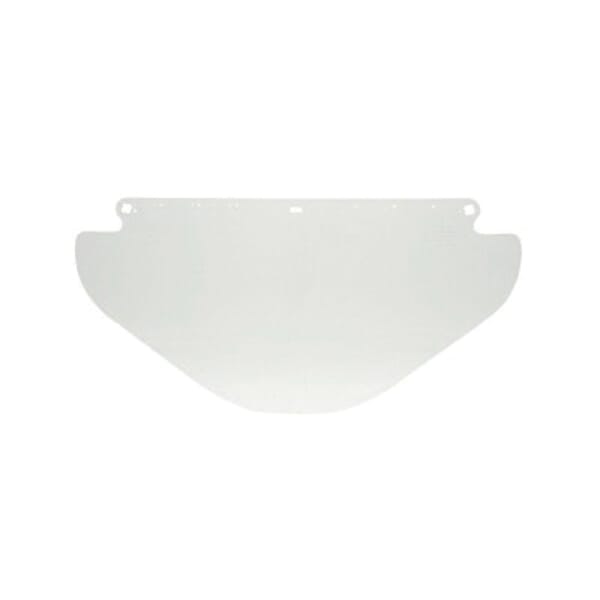 3M WE96X Faceshield, Clear Visor, 22 cm H x 46 cm W x 0.1 cm THK Visor, ANSI Z87.1