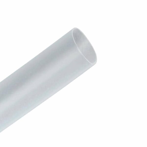 3M 7000133515 FP0.750CR48 Tubing, 0.375 in ID Recovered, 48 in L, Polyolefin, Transparent