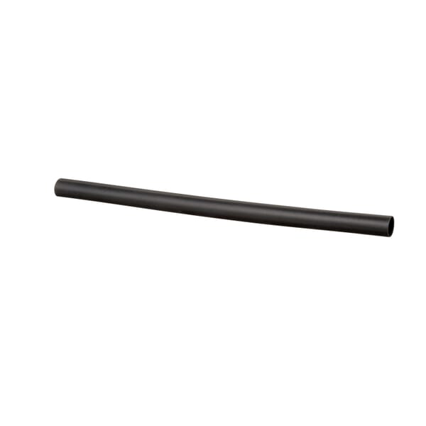 3M 7000133688 FP0.250BK6 Tubing, 0.125 in ID Recovered, 6 in L, Polyolefin, Black