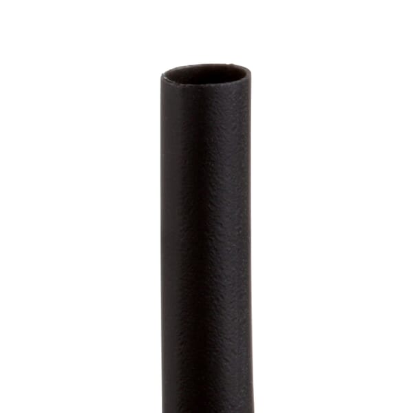 3M 7000133690 FP0.125BK6 Tubing, 0.062 in ID Recovered, 6 in L, Polyolefin, Black