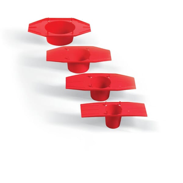 3M 7000133834 Fire Barrier Cast-In Device, For Use With 2 in Cast-In Device, 3 hr Fire Rating, Metal