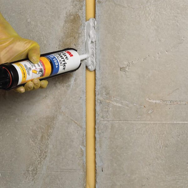 3M 7100009734 Ready-to-Use Fire Barrier Sealant, Sausage Pack Container, Composition: Calcium Carbonate, Acrylic Emulsion, Mineral Spirits, Water, Ethylene Glycol, Plasticizer, Titanium Dioxide and Ethyl Hydroxyethyl Cellulose, 4 hr Fire Rating