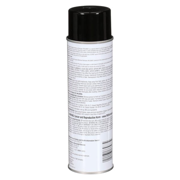 3M 7000148208 Flammable Ready-to-Use Remover, 15 oz Container Aerosol Can Container, Liquid Form, Clear