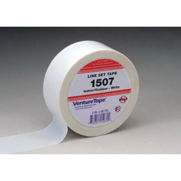 Venture Tape 7100043958 1507 Line Set Tape, 60.14 in L x 1.88 in W, White