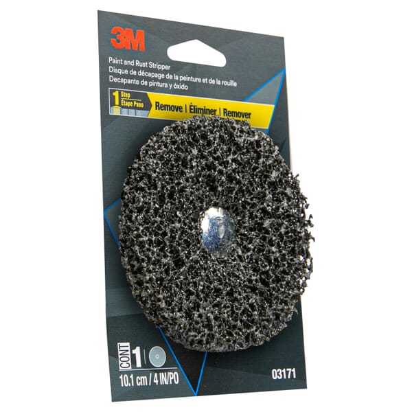 3M 7010292255 Paint and Rust Stripper, 4 in Dia Disc, Coarse Grade, Silicon Carbide Abrasive